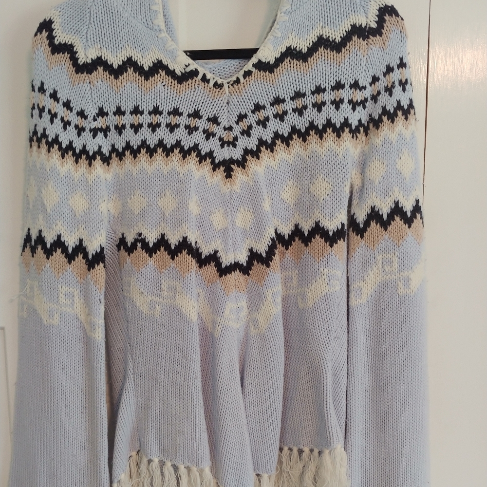 Arizona Jean Company hooded sweatshirt with fringe